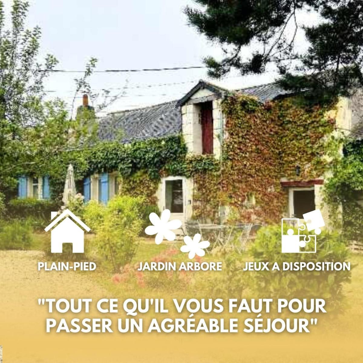 Gîte Les Jardins de Terrefort Saumur Eksteriør billede